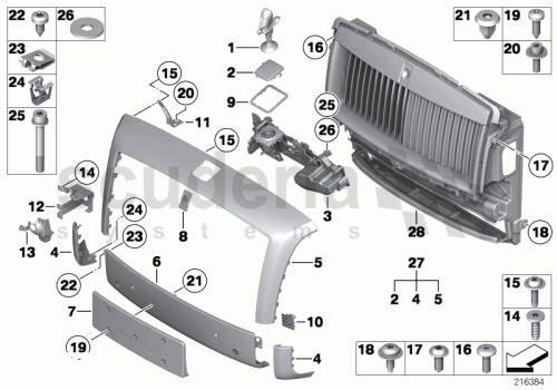 Part Diagram for Rolls Royce 51 13 7059876