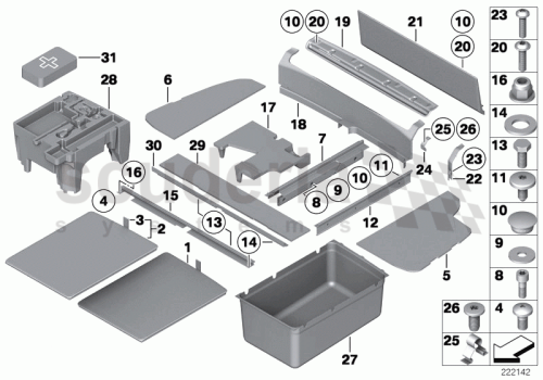 Part Diagram for Rolls Royce 51 47 6985142