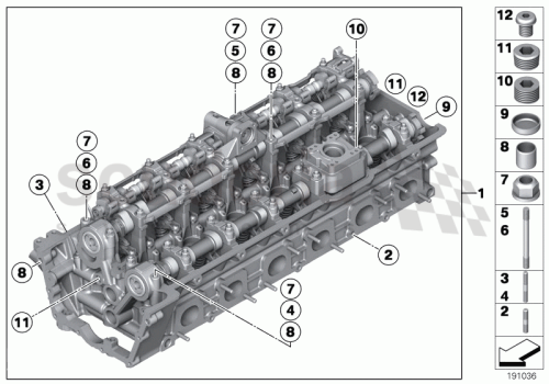 Part Diagram for Rolls Royce 11 12 7539543