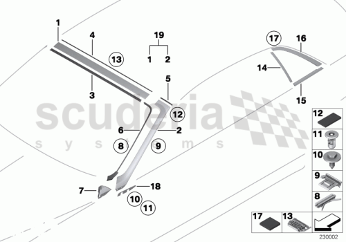 Part Diagram for Rolls Royce 51 31 7061285