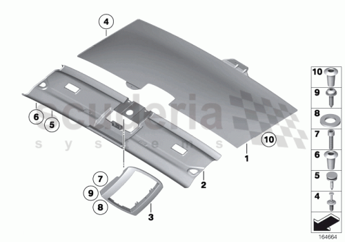 Part Diagram for Rolls Royce 51 43 7115720