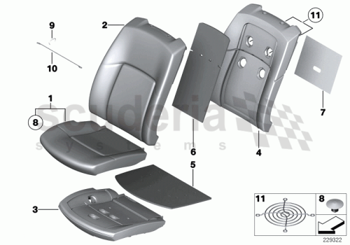 Part Diagram for Rolls Royce 52 20 8129296