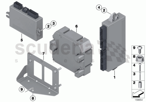 Part Diagram for Rolls Royce 61 35 0442013