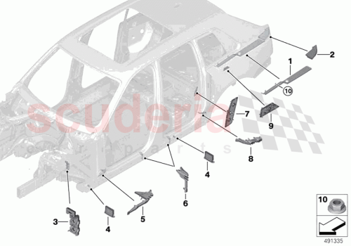 Part Diagram for Rolls Royce 41007437236
