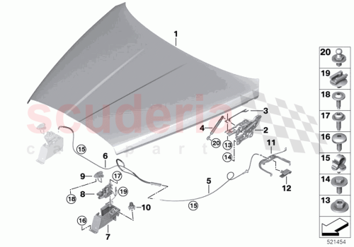 Part Diagram for Rolls Royce 51717476777