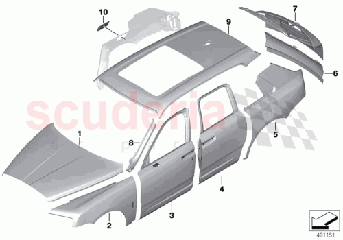 Part Diagram for Rolls Royce 41008497019