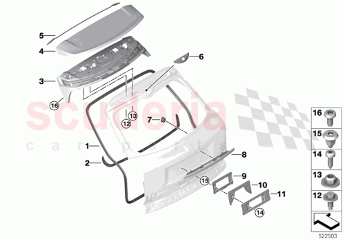 Part Diagram for Rolls Royce 51627482572