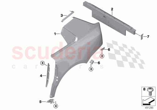 Part Diagram for Rolls Royce 41008497030