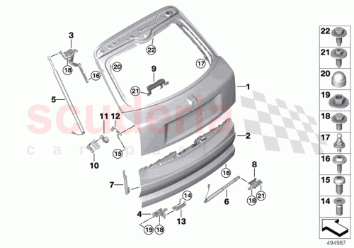 Part Diagram for Rolls Royce 41009491137