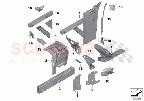 Part Diagram for Rolls Royce 41008496951