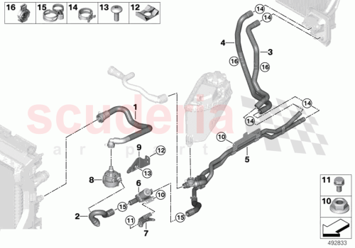 Part Diagram for Rolls Royce 64219392792