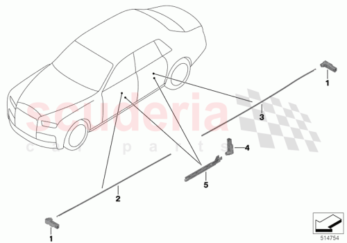 Part Diagram for Rolls Royce 63317951260