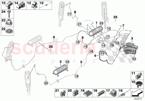 Part Diagram for Rolls Royce 61138361683