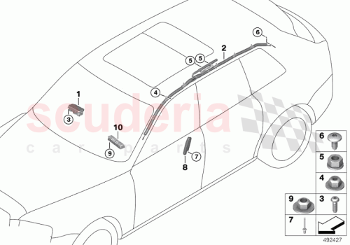 Part Diagram for Rolls Royce 72127418029