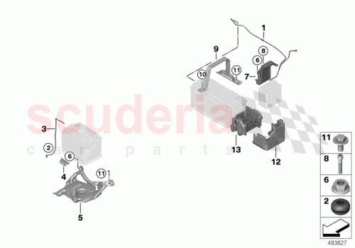 Part Diagram for Rolls Royce 61219869524