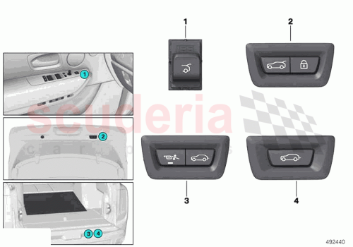 Part Diagram for Rolls Royce 65829483195