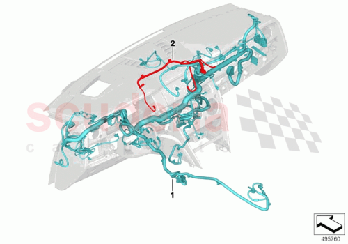 Part Diagram for Rolls Royce 61128717859