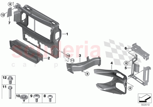 Part Diagram for Rolls Royce 51747450776