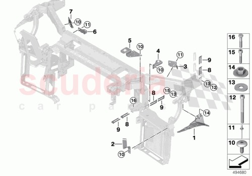 Part Diagram for Rolls Royce 07119905732