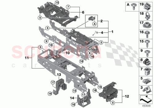Part Diagram for Rolls Royce 51169389818
