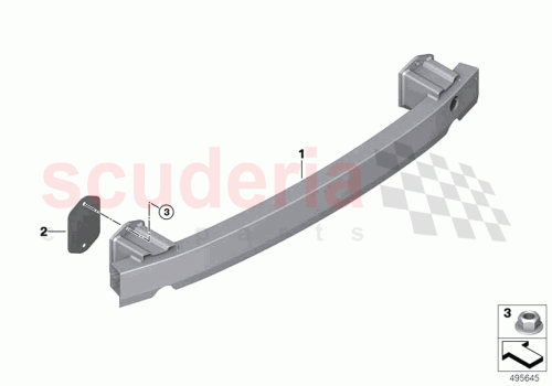 Part Diagram for Rolls Royce 51127463174