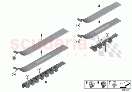 Part Diagram for Rolls Royce 51 47 5A23484