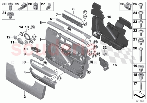 Part Diagram for Rolls Royce 51417943258