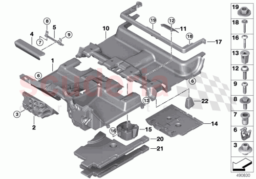 Part Diagram for Rolls Royce 51 47 4A11281