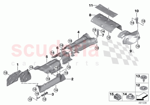 Part Diagram for Rolls Royce 51487441338