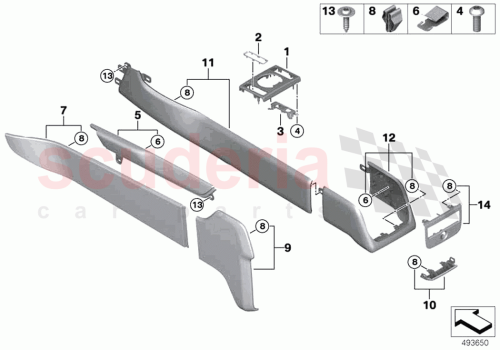 Part Diagram for Rolls Royce 51169393811
