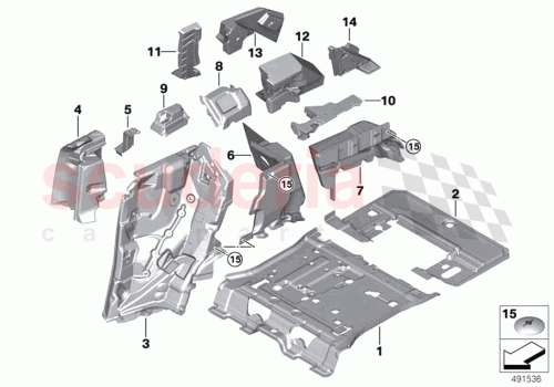Part Diagram for Rolls Royce 51487487471