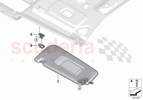 Part Diagram for Rolls Royce 51169462859