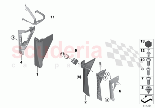 Part Diagram for Rolls Royce 51437948583