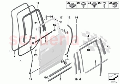 Part Diagram for Rolls Royce 51137448540