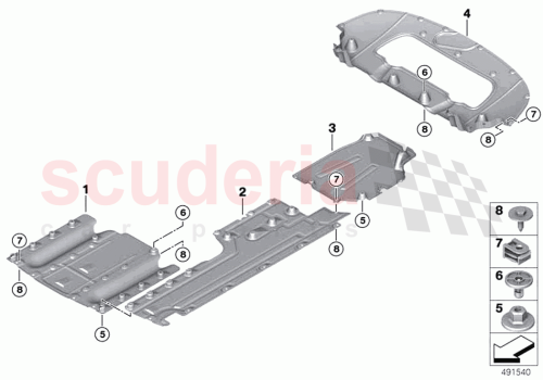 Part Diagram for Rolls Royce 51757441343