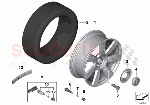 Part Diagram for Rolls Royce 36106884713