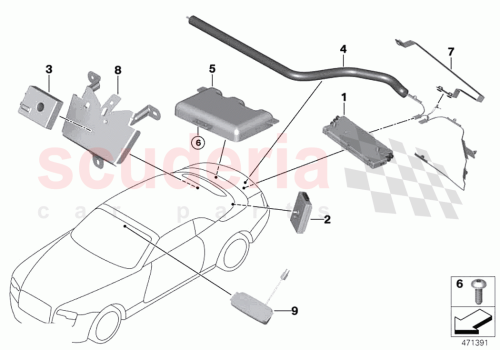 Part Diagram for Rolls Royce 65209257383