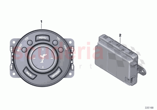 Part Diagram for Rolls Royce 65829350737