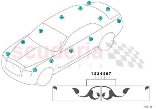 Part Diagram for Rolls Royce 51142413966