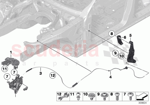 Part Diagram for Rolls Royce 51239812330