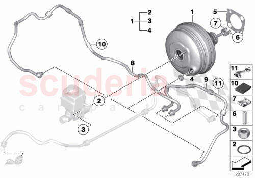 Part Diagram for Rolls Royce 11667598230