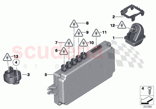 Part Diagram for Rolls Royce 66536994553