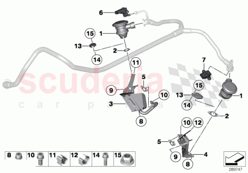 Part Diagram for Rolls Royce 11121438086