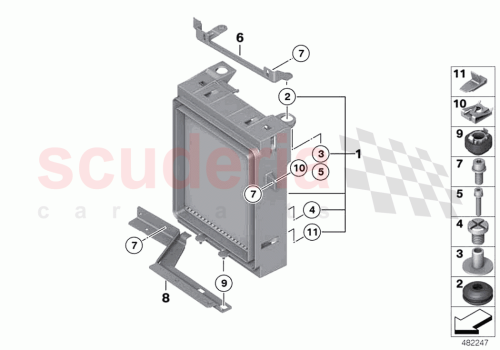 Part Diagram for Rolls Royce 17117560115