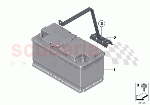 Part Diagram for Rolls Royce 61215A14945