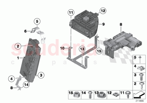Part Diagram for Rolls Royce 61149252815