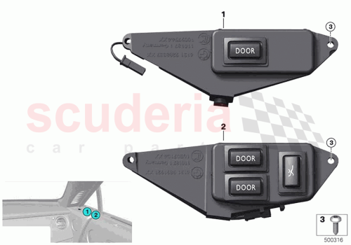 Part Diagram for Rolls Royce 61319288334