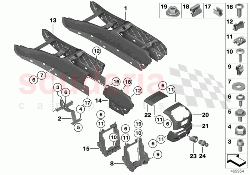 Part Diagram for Rolls Royce 51169287561