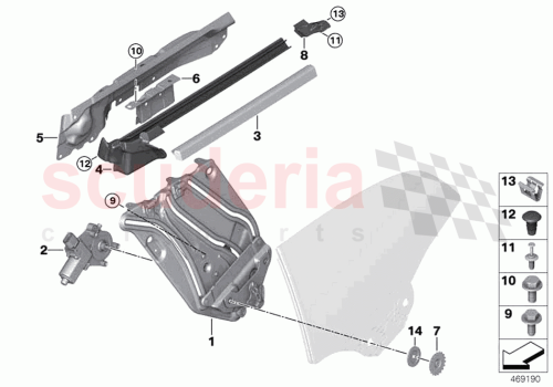 Part Diagram for Rolls Royce 51341950474