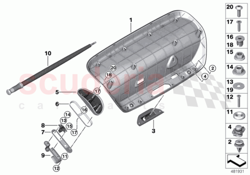 Part Diagram for Rolls Royce 07147474093